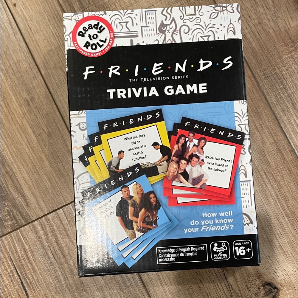 FRIENDS TV show Trivia Game, test your friends tv show knowledge new in box